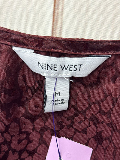 Nine West Women's Size M Maroon Sleeveless Top