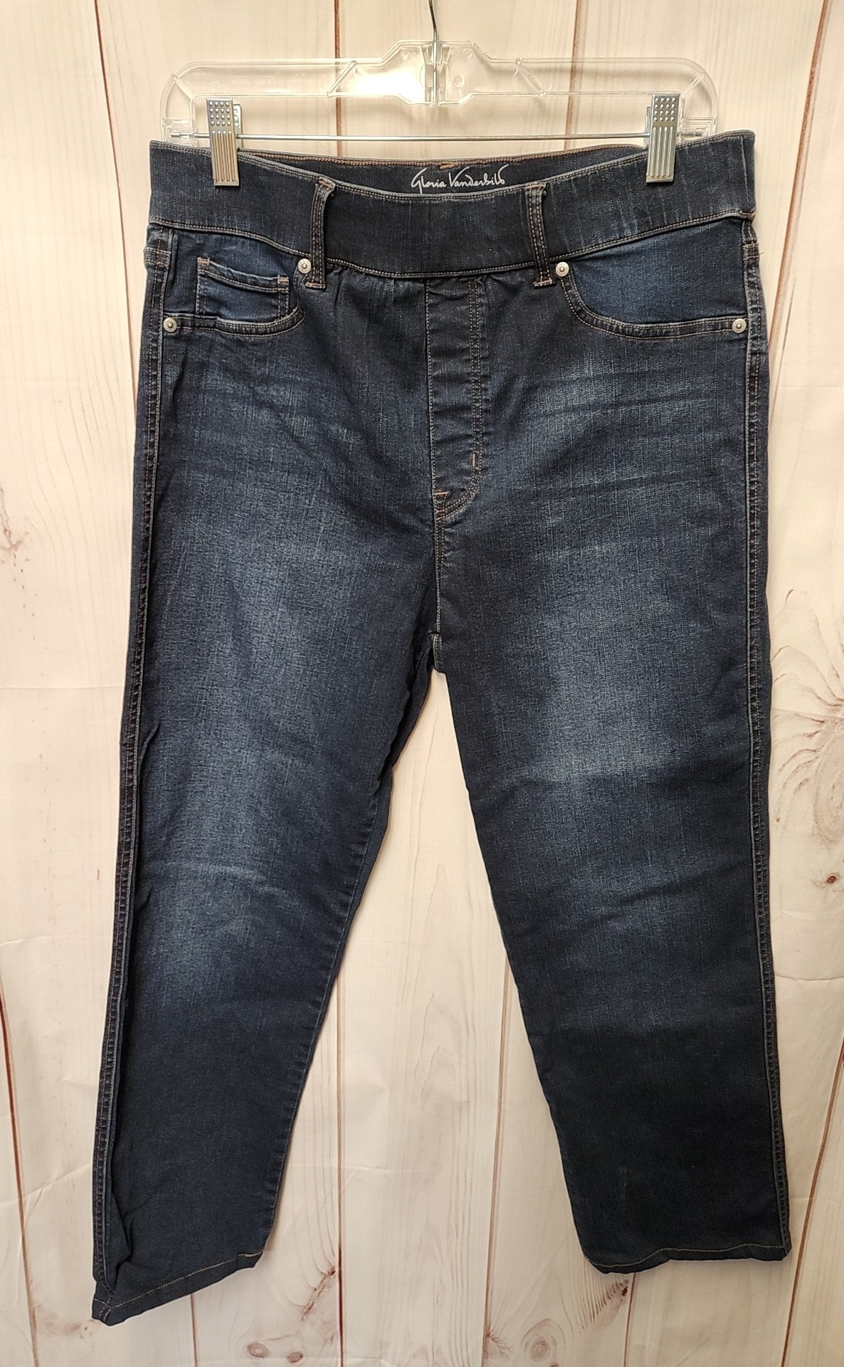 Gloria Vanderbilt Women's Size 14 Blue Jeans High Rise Straight