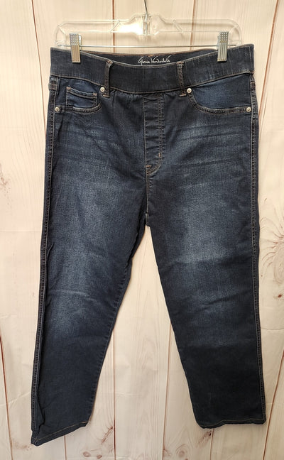 Gloria Vanderbilt Women's Size 14 Blue Jeans High Rise Straight