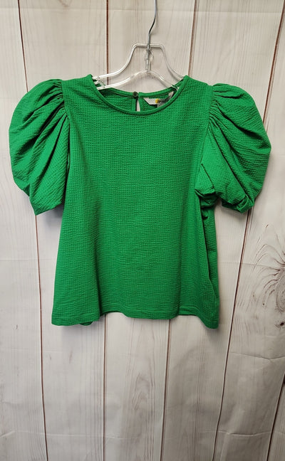 Boden Women's Size 6 Green Short Sleeve Top