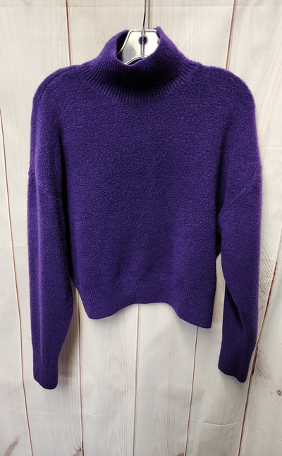 Zara Women's Size M Purple Sweater