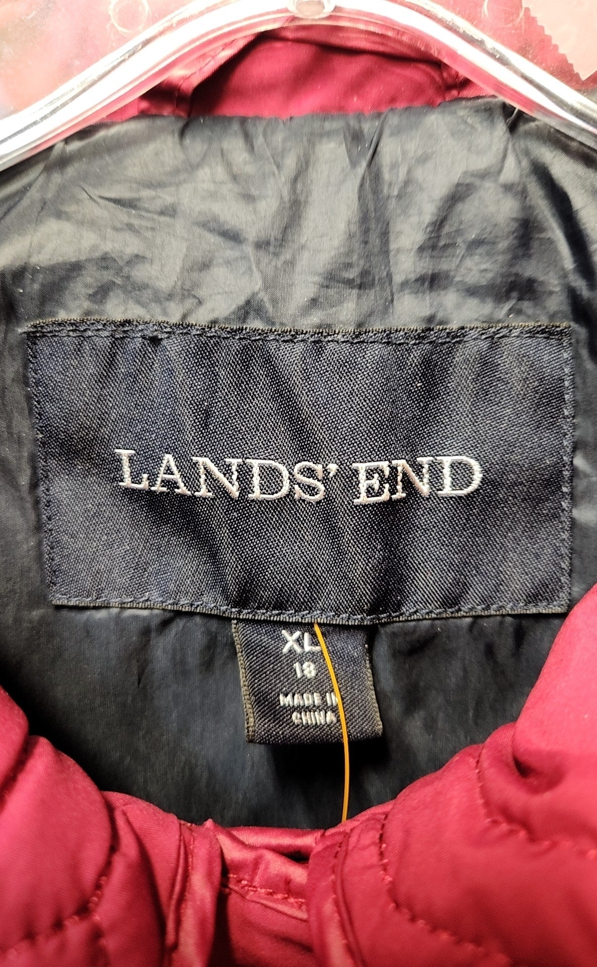 Lands End Women's Size XL Pink Jacket