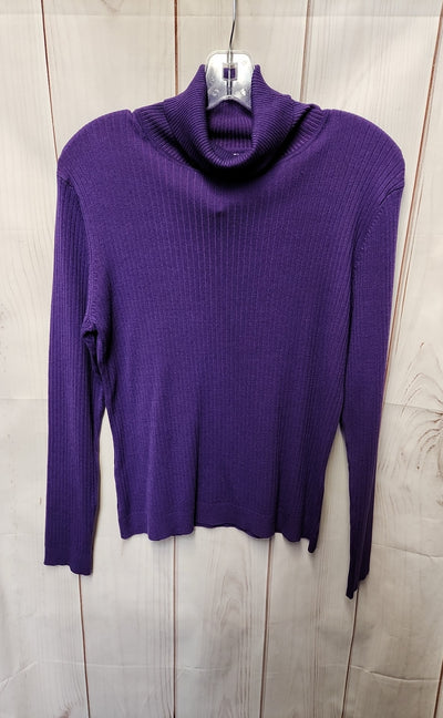 Chico's Women's Size 1 = US M Purple Sweater