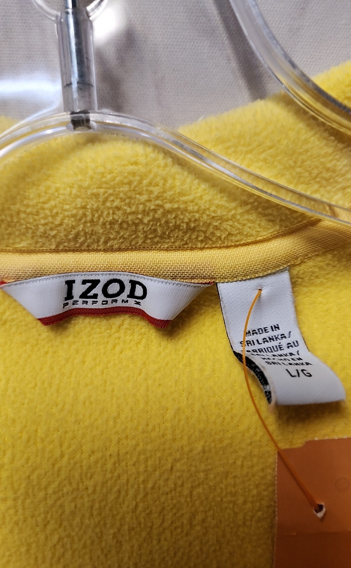 Izod Women's Size L Yellow Sweatshirt