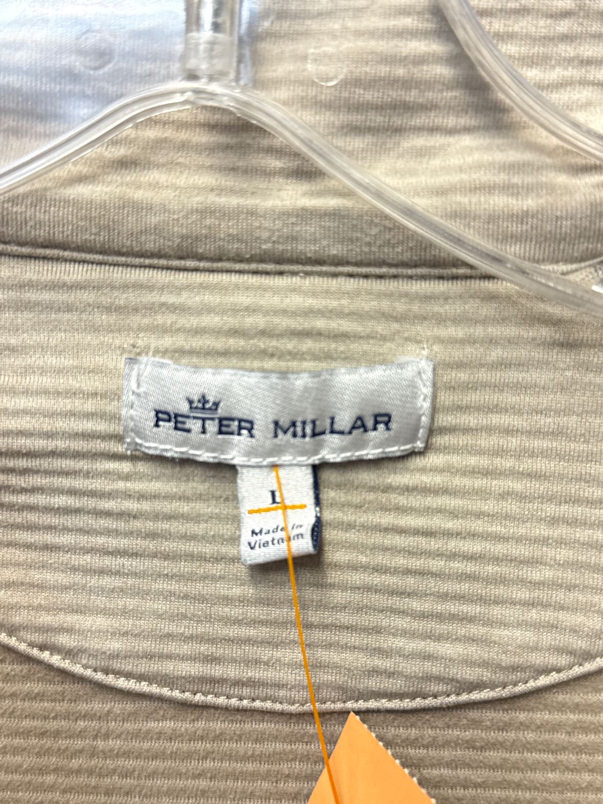 Peter MIllar Men's Size L Beige Shirt