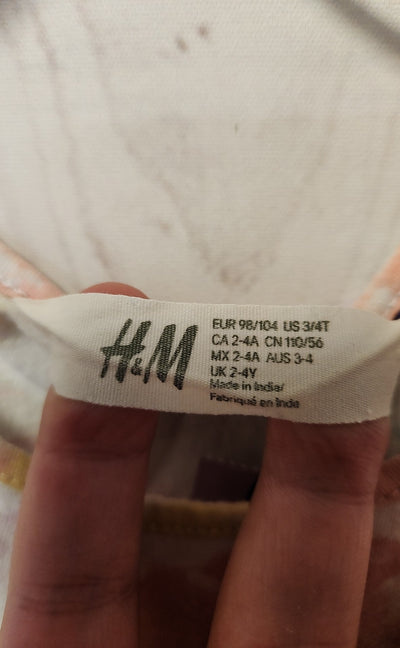 H&M Girl's Size 3/4 Pink Dress