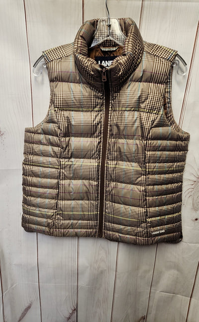 Lands End Women's Size M Petite Brown Vest