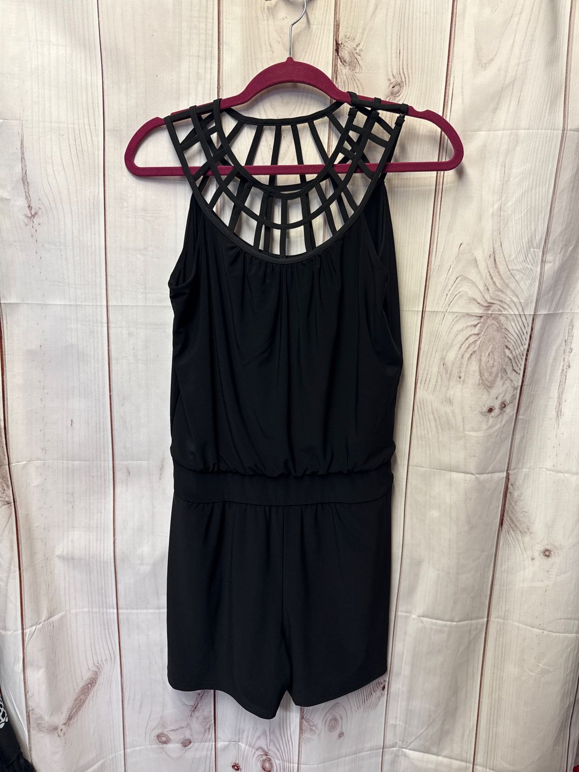 White House Black Market Women's Size 6 Black Romper