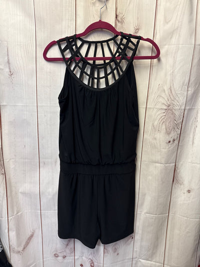 White House Black Market Women's Size 6 Black Romper