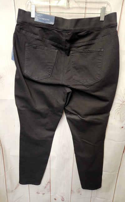 NWT High Rise Jeggin Ankle Talbots Women's Size 14 Black Pants
