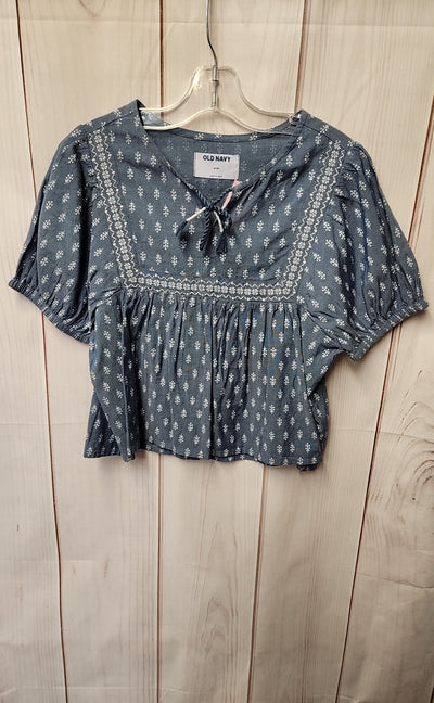 Old Navy Girl's Size 8 Blue Shirt