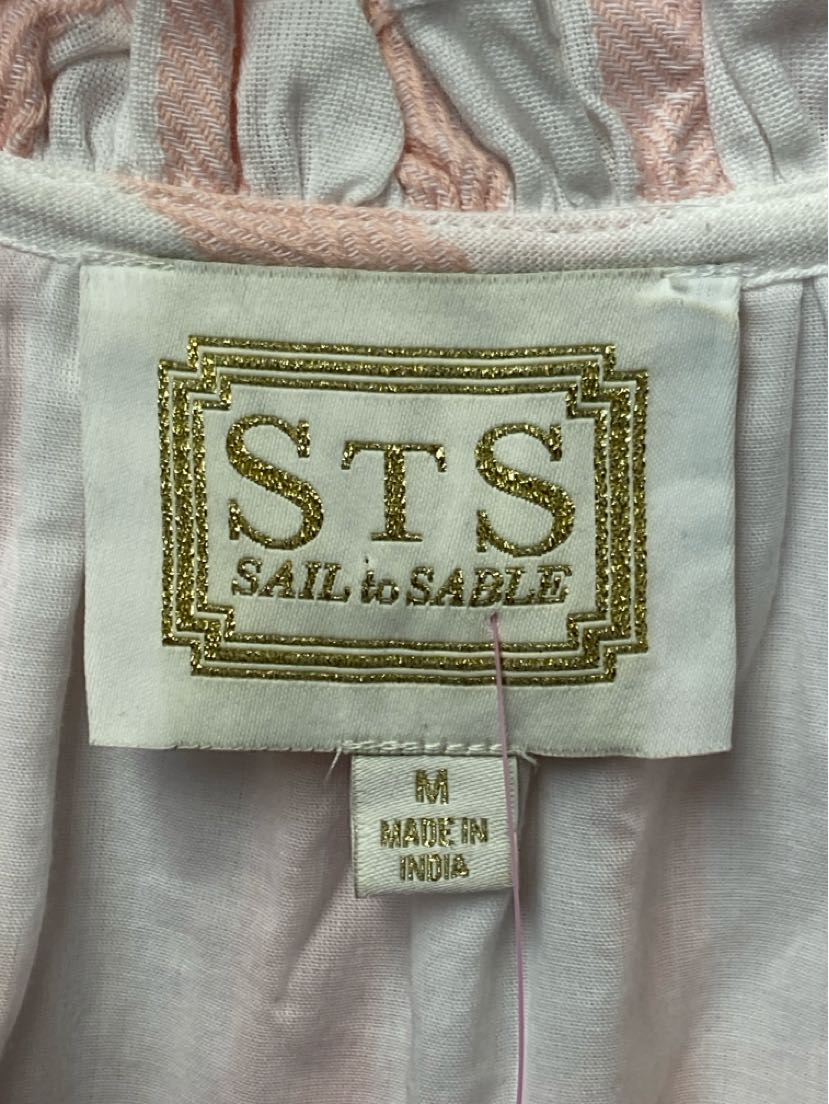 Sail to Sable Women's Size M Pink & White Dress