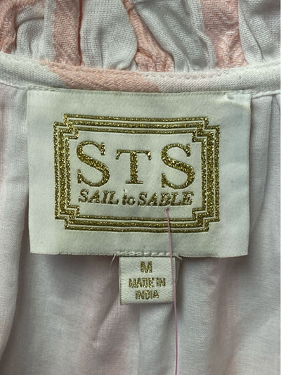 Sail to Sable Women's Size M Pink & White Dress