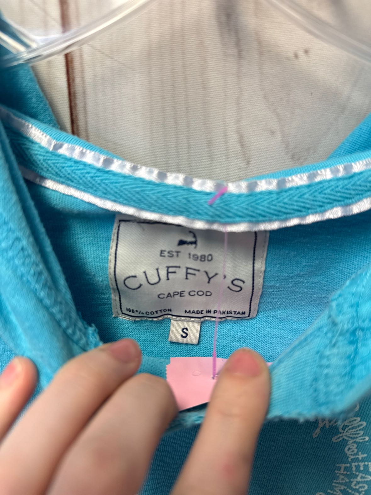 Cuffy's Women's Size S Blue Hoodie
