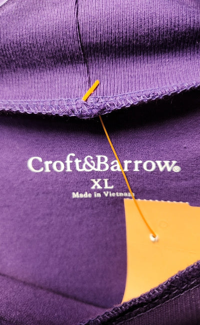 Croft & Barrow Women's Size XL Purple Long Sleeve Top