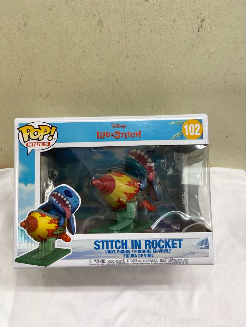 NIB Funko POP! Rides: Lilo & Stitch - Stitch in Rocket Figurine