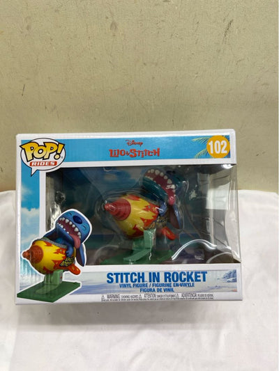 NIB Funko POP! Rides: Lilo & Stitch - Stitch in Rocket Figurine