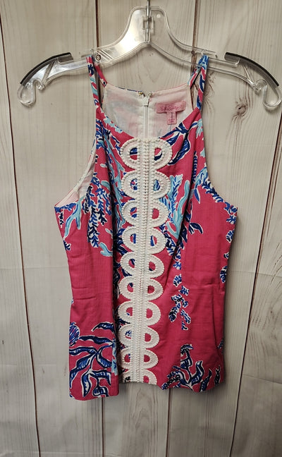Lilly Pulitzer Women's Size 2 Pink Sleeveless Top
