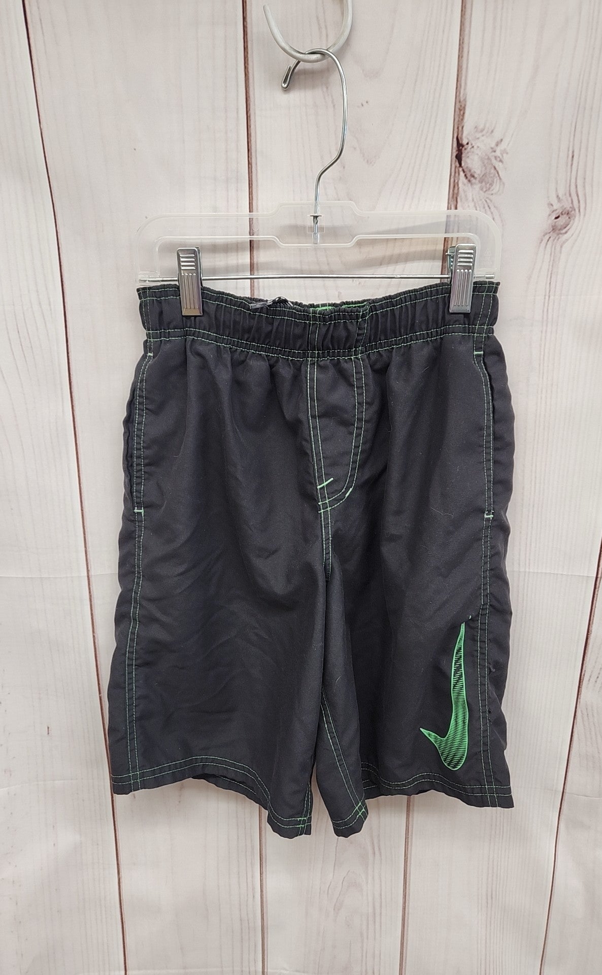 Nike Boy's Size 10/12 Black Swim Trunks