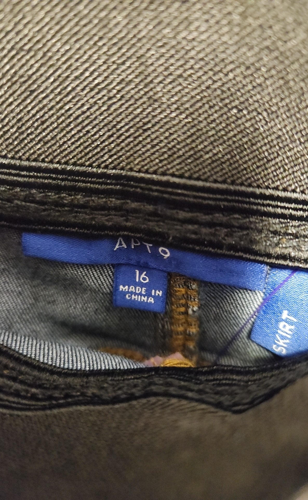 Apt 9 Women's Size 16 Blue Skirt