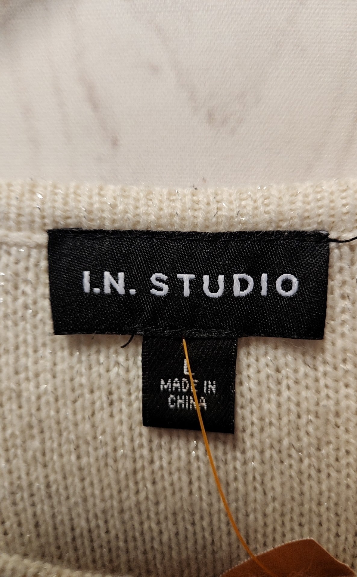 I.N. Studio Women's Size L Beige Sweater