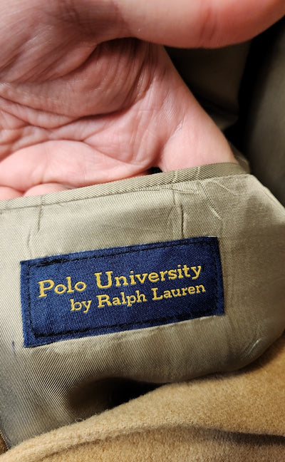 Polo University By Ralph Lauren Men's Size 43 Tan Sport Coat