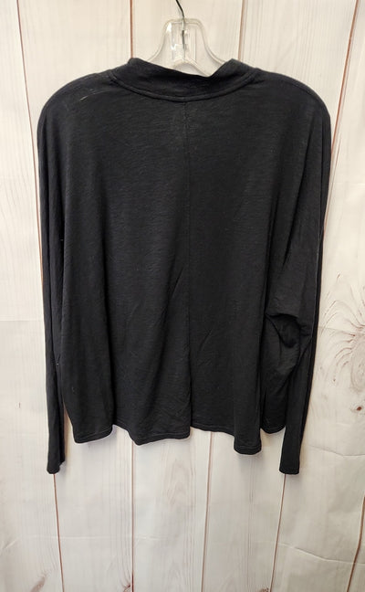 Velvet by Graham & Spencer Women's Size XS Black Long Sleeve Top