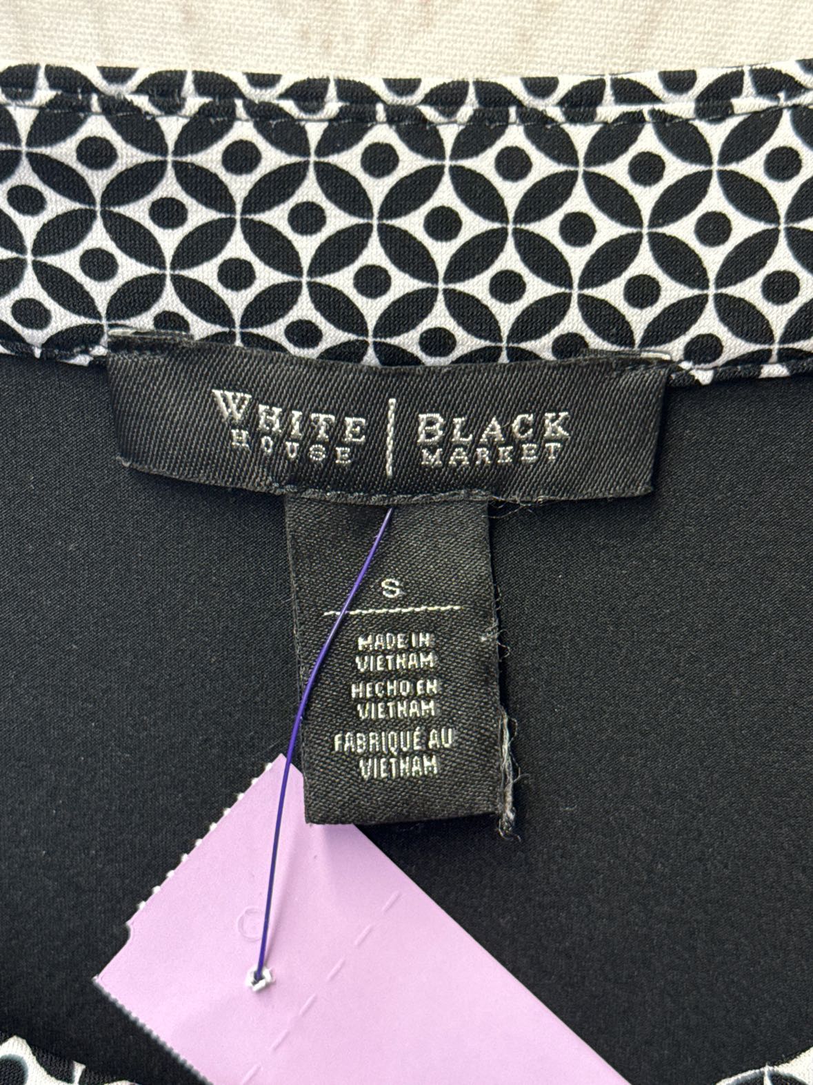 White House Black Market Women's Size S Black Dress