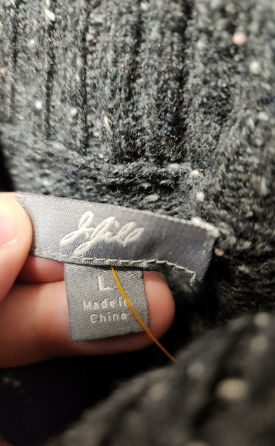 J Jill Women's Size L Gray Sweater