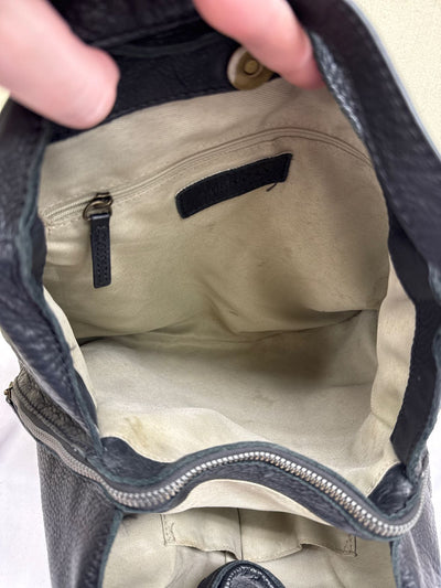 American Leather Co Black Purse Bag