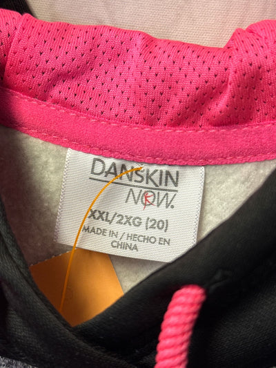 Danskin Women's Size XXL Gray & Black Sweatshirt