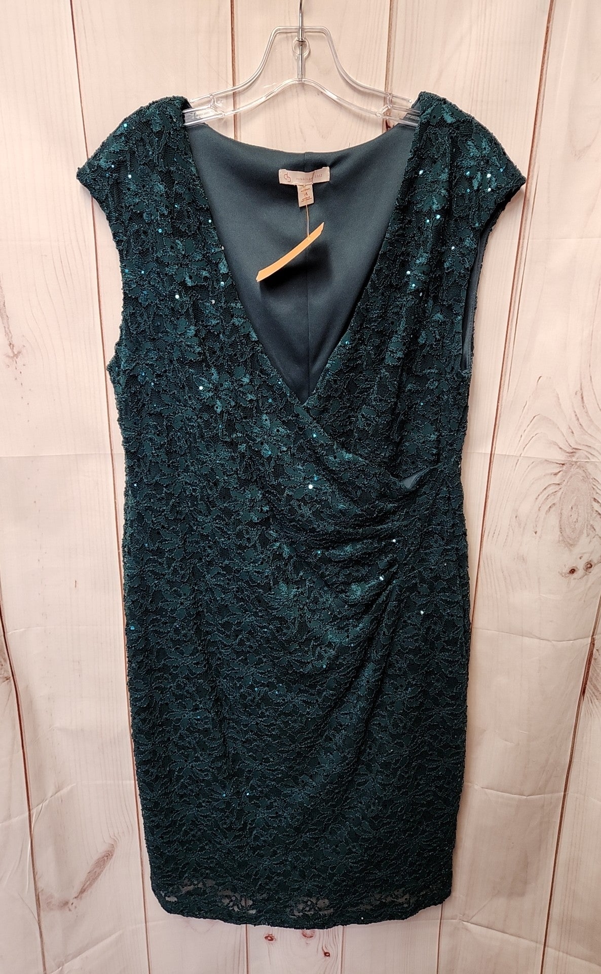Dressbarn Women's Size 14 Green Dress