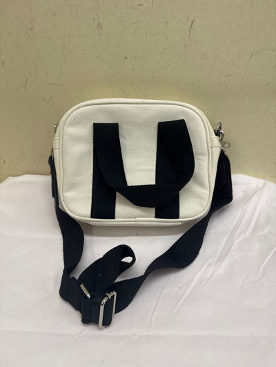 White Canvas Purse Bag
