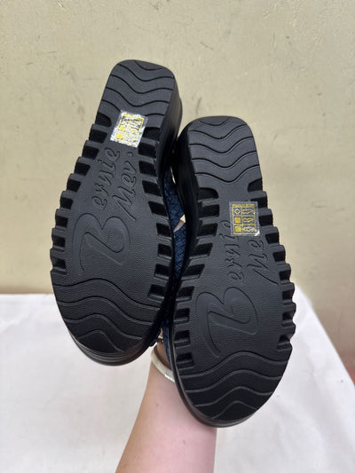 Bernie Mev Women's Size 40 = 9-1/2 Blue Sandals Shoes
