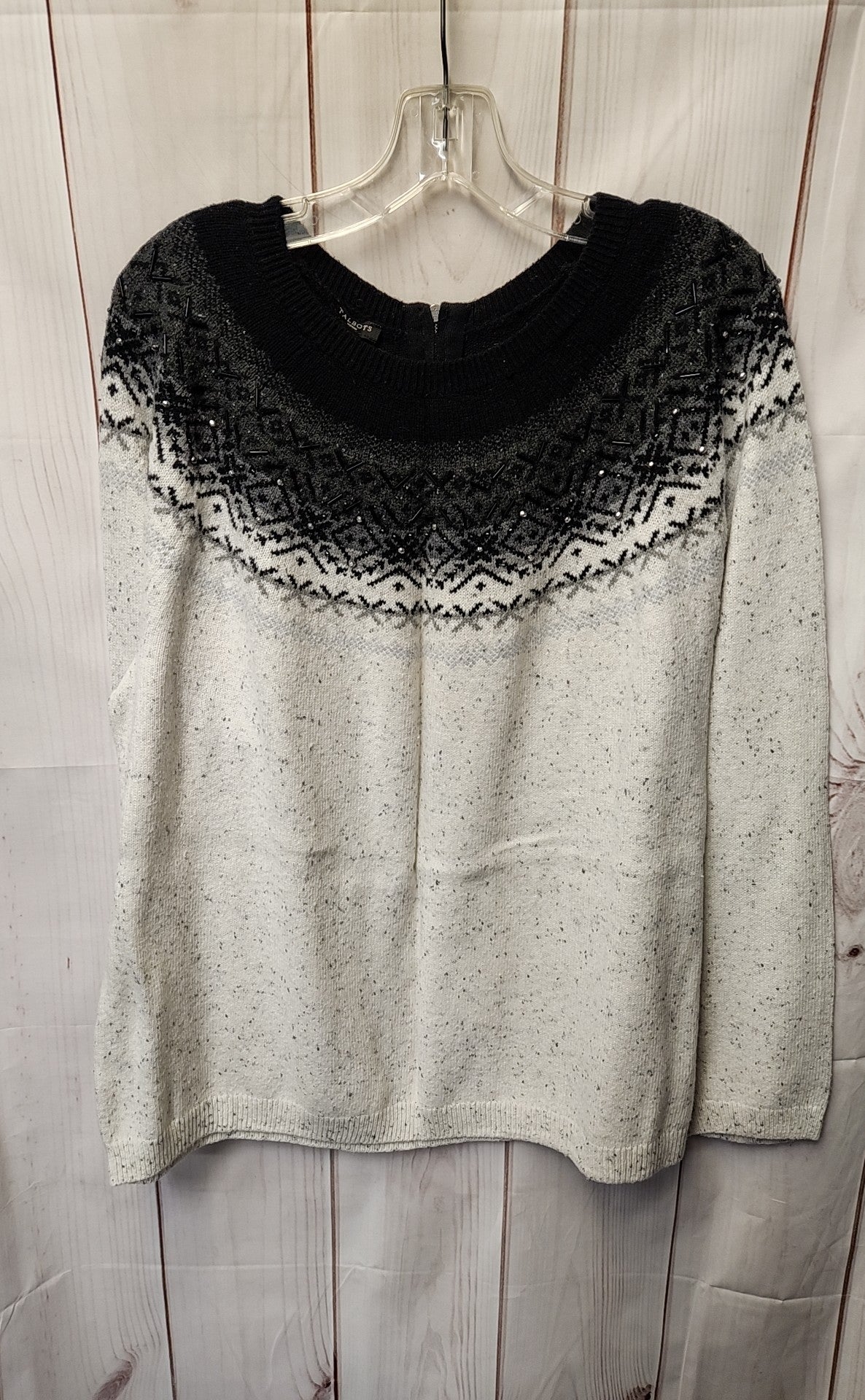 Talbots Women's Size 2X Gray Sweater