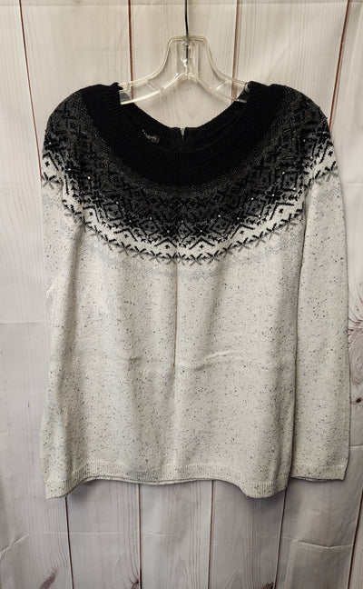 Talbots Women's Size 2X Gray Sweater