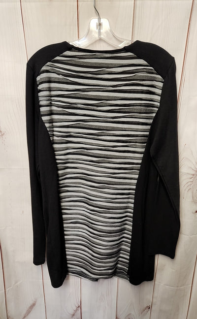 Yest Women's Size 12 Black & Gray Jacket