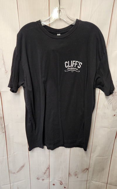 Next Level Men's Size XXL Black T-Shirt