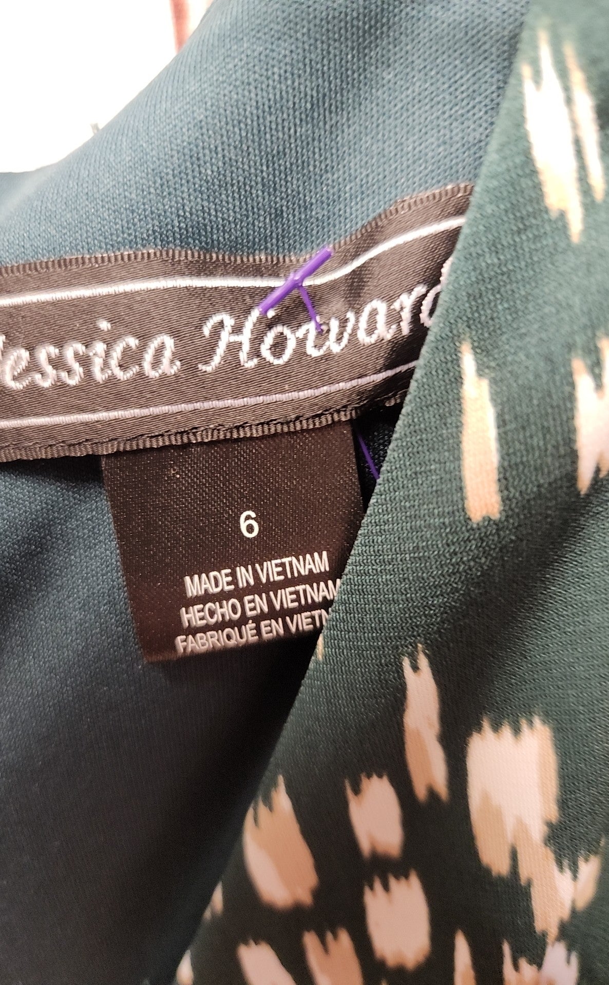 Jessica Howard Women's Size 6 Green Dress