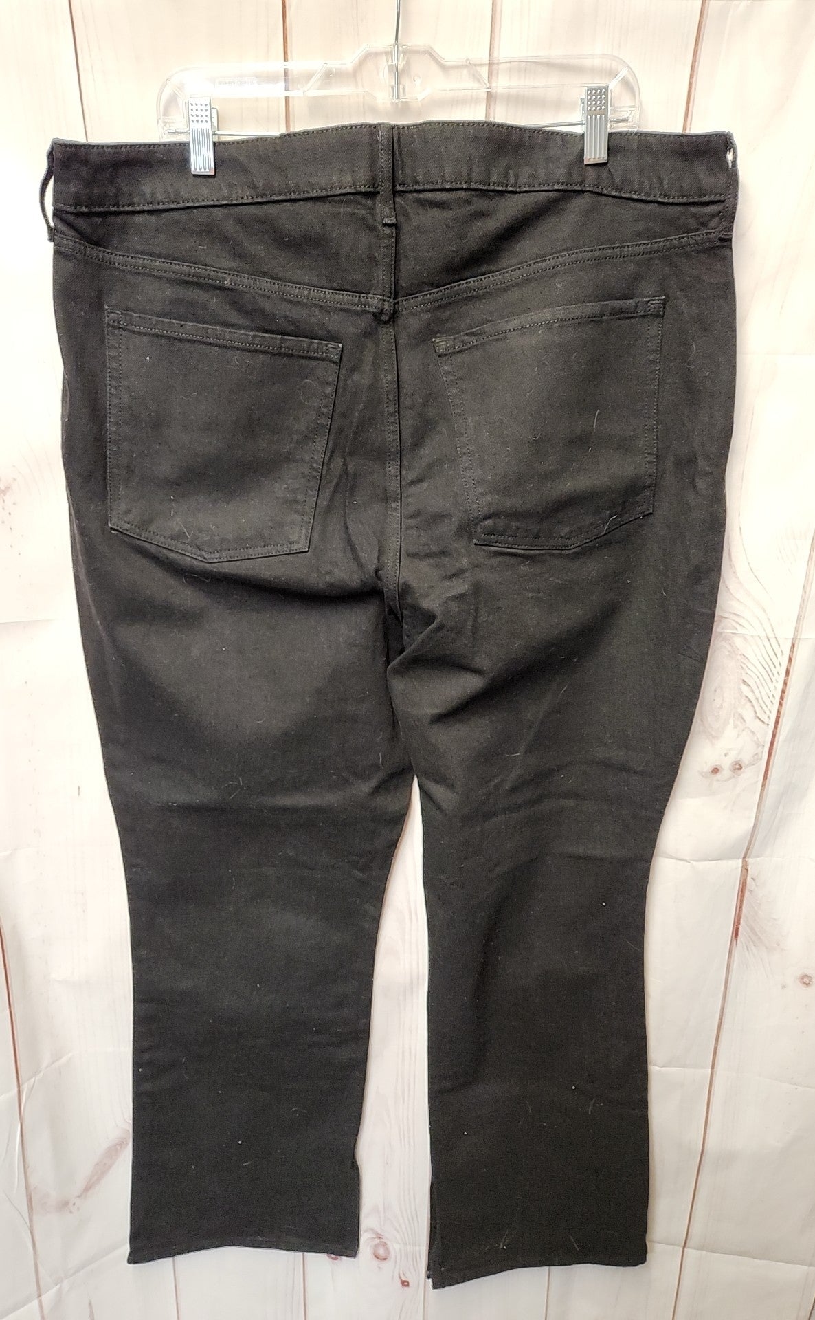 Old Navy Women's Size 20 Black Jeans Extra High Rise Kicker Boot-cut