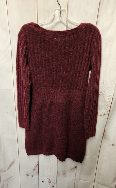 Lauren Conrad Women's Size M Red Knit Dress