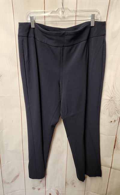 Roz & Ali Women's Size 16 Navy Pants