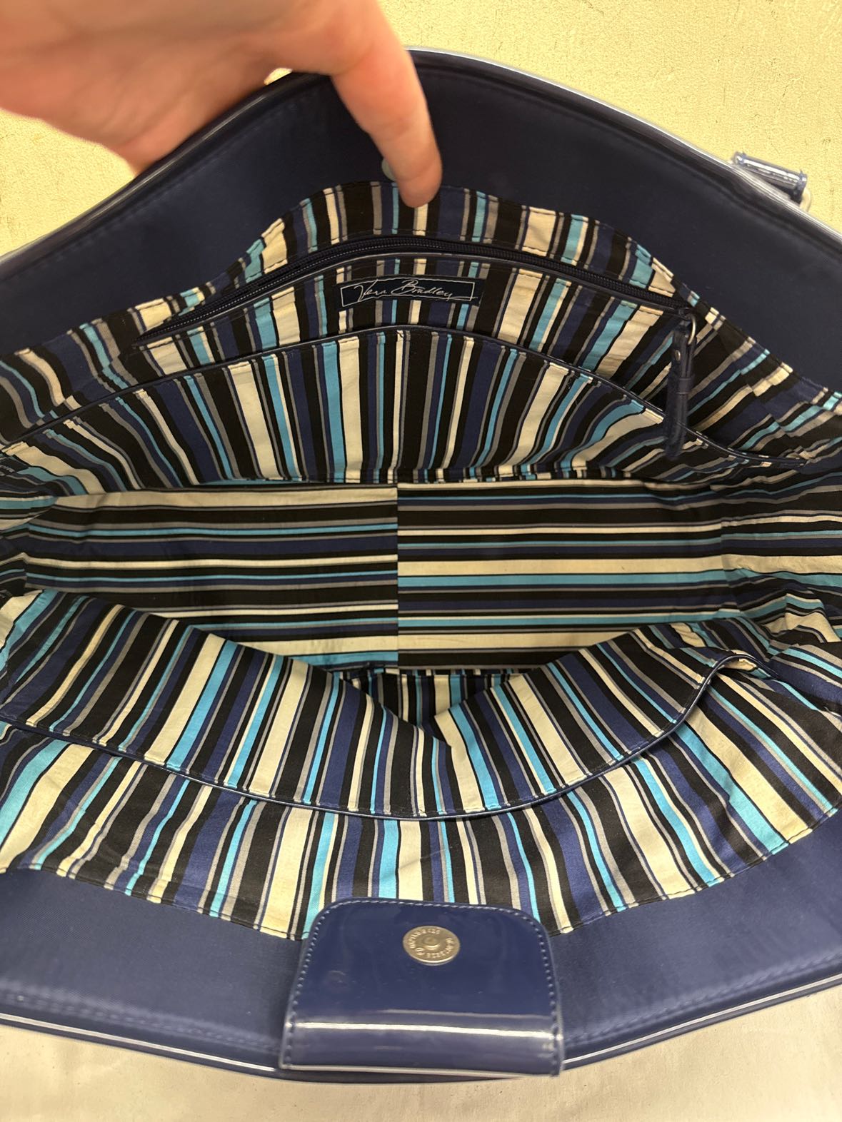 Vera Bradley Navy Tote Bag