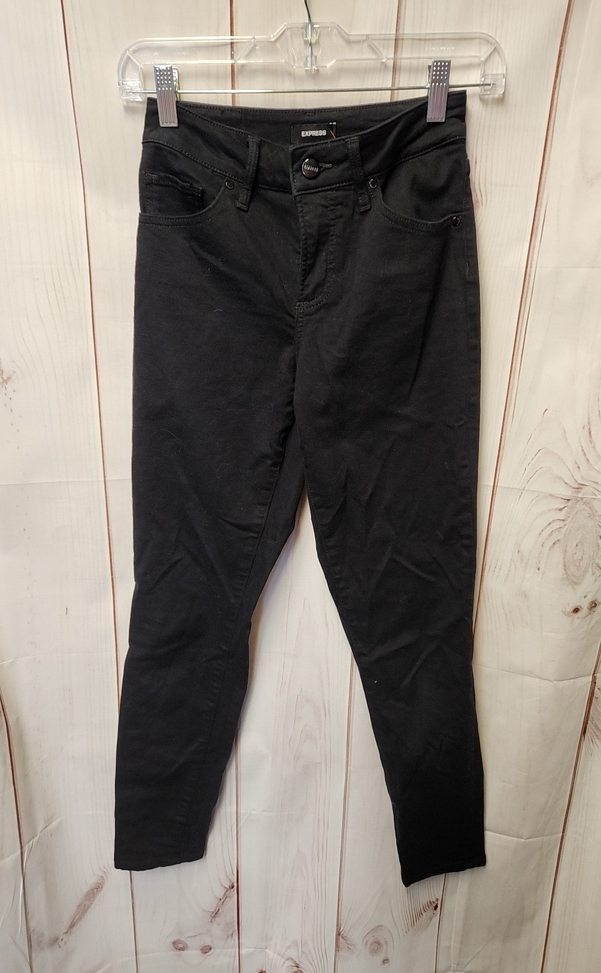 Express Women's Size 24 (00) Black Jeans Mid Rise Curvy Skinny