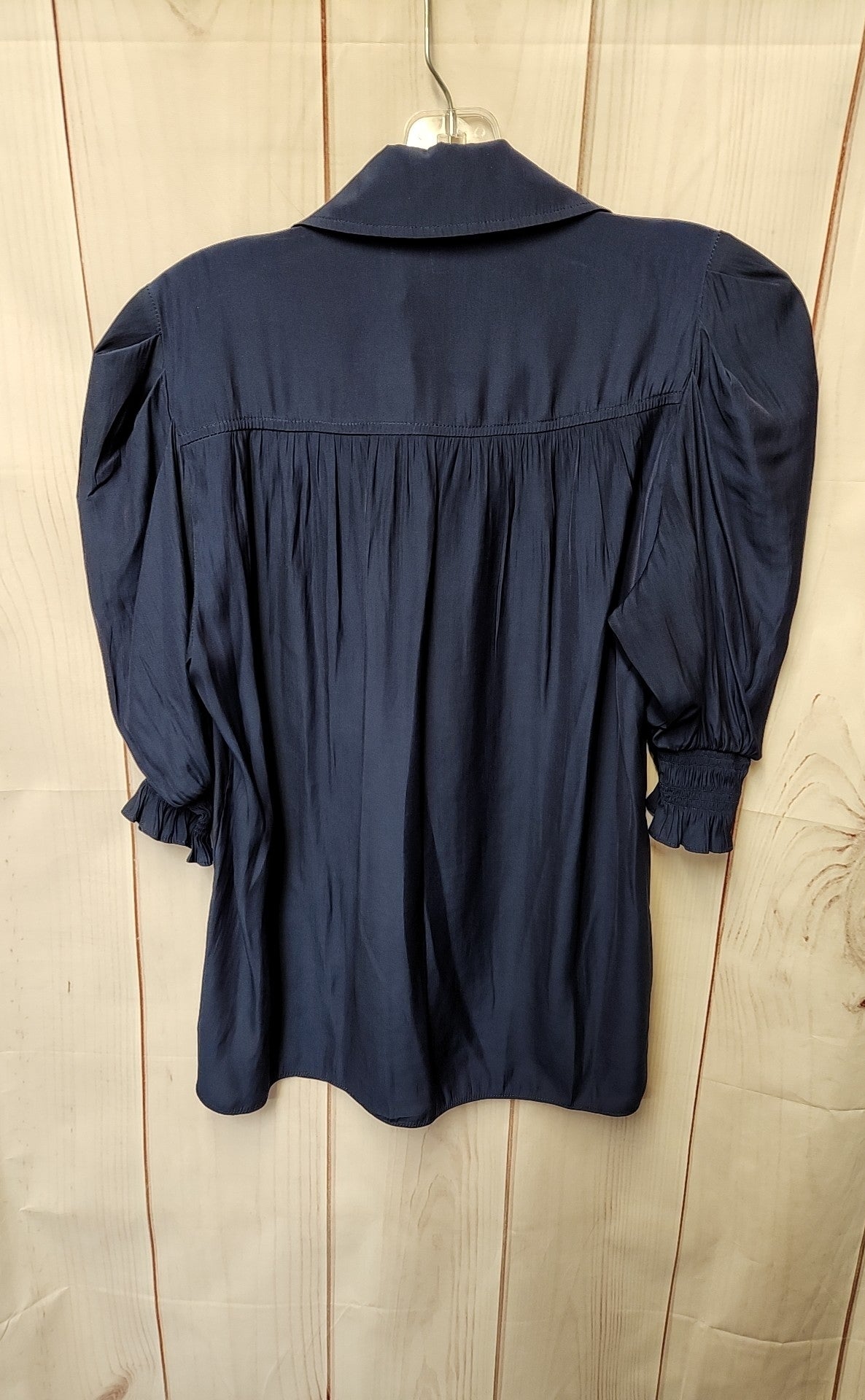 Ramy Brook Women's Size S Navy Short Sleeve Top