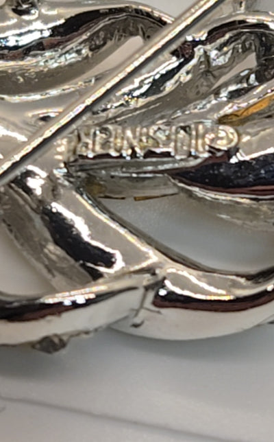 VTG Lisner Silver Brooch Pin