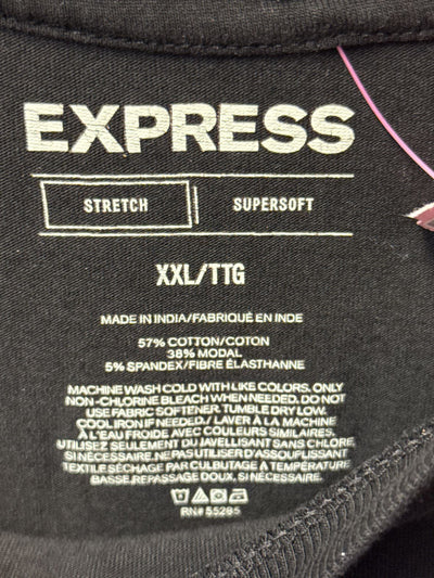Express Men's Size XXL Black Shirt