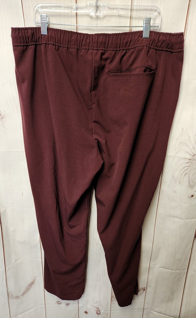 Old Navy Women's Size XL Maroon Pants
