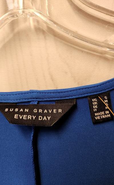 Susan Graver Women's Size S Blue Dress