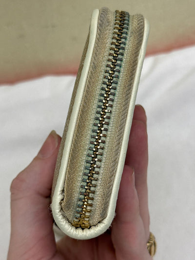 Coach Tan Leather Wallet AS IS - wear & marks